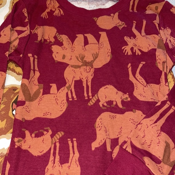 NWT 2 Sets of Carter’s Animal Print Long Sleeve Snug Fit Pajamas - Picture 2 of 6